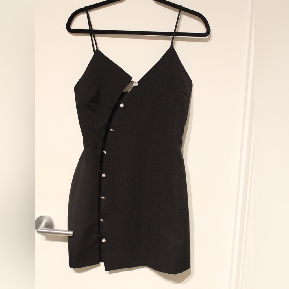 Zara Black Asymmetrical Dress